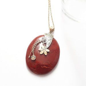 925 Silver Coral Pendant